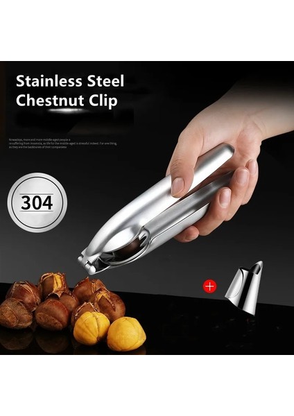 Açık Gri Tarzı Paslanmaz Çelik 2 1 Kestane Klip Ceviz Pense Somun Açacağı Kesici Fındıkkıran Metal Sheller Mutfak Aletleri Kestane Makinesi (Yurt Dışından) fiyatları