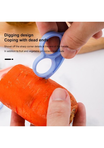 No.1 Tarzı Fruit Apple Peeler Slicer Cutter Bar Hand Held Pear Peeler Ring Portable Orange Opener 2-In-1 Kitchen Accessories Gadgets (Yurt Dışından) fiyatları