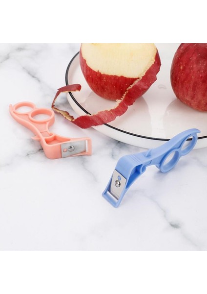 No.1 Tarzı Fruit Apple Peeler Slicer Cutter Bar Hand Held Pear Peeler Ring Portable Orange Opener 2-In-1 Kitchen Accessories Gadgets (Yurt Dışından) modelleri