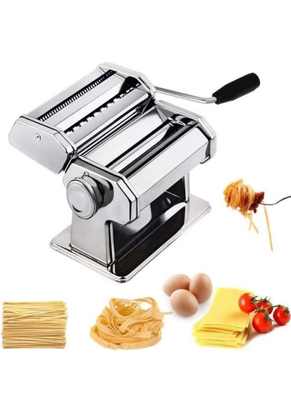 Erişte Makarna Makinesi Lazanya Spagetti Tagliatelle Mantı Börek Makinesi Makinesi Paslanmaz Çelik Alaşımlı Çelik (Yurt Dışından)
