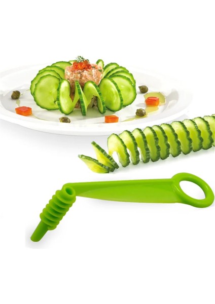 Turuncu Tarzı 1 Adet Manuel Spiral Vida Dilimleme Bıçağı El Dilimleme Kesici Patates Havuç Salatalık Sebze Spiral Bıçak Mutfak Aksesuarları Araçları (Yurt Dışından)