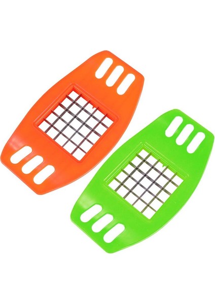 Resim Gösterisi Stili Olarak Sıcak Paslanmaz Çelik Sebze Patates Dilimleme Kesici Chopper Cips Yapma Aracı Patates Kızartması Kesme Aracı Mutfak Aksesuarları (Yurt Dışından)