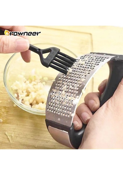 3 Adet Bir Set Stili Manuel Sarımsak Pres Eğri Sarımsak Öğütme Dilimleme Doğrayıcı Paslanmaz Çelik Sarımsak Presleri Pişirme Aletleri Alet Aksesuarları (Yurt Dışından) fırsatları