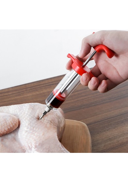 1 Ipucu Stili 5 Adet Paslanmaz Çelik Iğneler Baharat Şırınga Seti Barbekü Et Lezzet Enjektör Kithen Pişirme Sosu Marinade I Aksesuarları (Yurt Dışından)