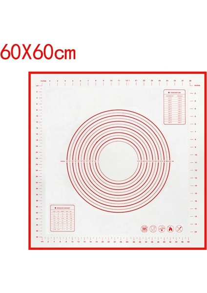 Çikolata Tarzı Silikon Pişirme Paspasları Yapışmaz Yüzey Haddeleme Hamur Pedi Ölçekli Mutfak Pişirme Pasta Levhası Büyük Mutfak Aletleri Araçları (Yurt Dışından)