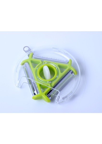 Yeşil Stil Magic Trio Soyucu Set Dilimleme Paslanmaz Çelik Soyucu Parçalayıcı Jülyen Kesici Çoklu Soyma Bıçağı Zesters Rende Mutfak Aleti (Yurt Dışından)