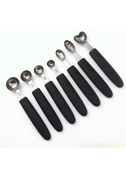 25 mm Dairesel Stil Çok Fonksiyonlu Tek Kafa Paslanmaz Çelik Meyve Topu Kaşıkları Taşınabilir Dondurma Kaşıkları Kavun Kaşıkları Mutfak Aletleri (Yurt Dışından) modelleri