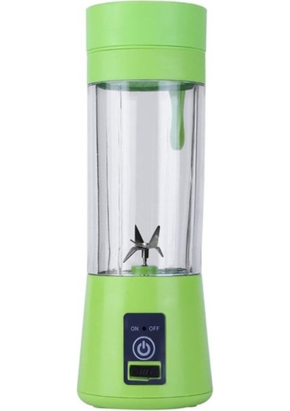 Yeşil Stil 8X8X23.5CM Taşınabilir Blender USB Mikser Elektrikli Meyve Sıkacağı Makinesi Smoothie Blender Mini Mutfak Robotu Kişisel Blender Fincan Suyu Karıştırıcıları (Yurt Dışından)