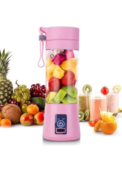 Yeşil Stil 8X8X23.5CM Taşınabilir Blender USB Mikser Elektrikli Meyve Sıkacağı Makinesi Smoothie Blender Mini Mutfak Robotu Kişisel Blender Fincan Suyu Karıştırıcıları (Yurt Dışından)