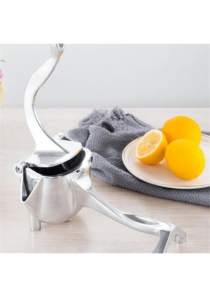 Gümüş Tarzı Alüminyum Alaşımlı Manuel Sıkacağı Sıkacağı El Basınç Nar Portakal Limon Şeker Kamışı Suyu Mutfak Meyve Aracı Makinesi (Yurt Dışından) indirimleri