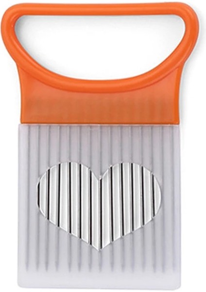 Turuncu Tarzı Paslanmaz Çelik Öğütücüler Dilimleyiciler Domates Soğan Sebze Dilimleyici Kesme Yardımı Tutucu Kılavuz Dilimleme Kesici Güvenli Çatal Drog (Yurt Dışından)