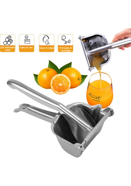 Gümüş Tarzı Sıkacağı Sıkacağı Paslanmaz Çelik Taşınabilir Sebze Meyve Manuel Sıkacağı Basın Limon Nar Makinesi Sıkacağı Mutfak Gereçleri (Yurt Dışından) fiyatları