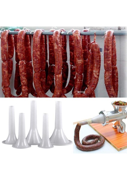No.32 Tarzı 1 Adet Manuel Plastik Sosis Stuffer Dolgu Huni Yapıcı Tüp Et Değirmeni Için Dıy Sosis Yapımcısı Huniler Nozullar Mutfak Et (Yurt Dışından)