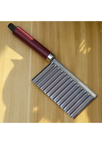 Rastgele Renk 1 Stil Fransız Fry Kesici Paslanmaz Çelik Patates Dalgalı Kenarlı Kesici Bıçağı Sebze Meyve Patates Soyucu Pişirme Araçları Mutfak Aleti (Yurt Dışından) modelleri