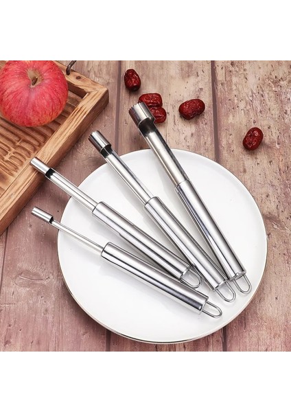 Küçük Kiraz Çukuru Tarzı Paslanmaz Çelik Meyve Denükleatör Elma Çekirdek Çekme Cihazı Kiraz Tohumları Çıkarma Çekirdek Çekme Cihazı Mutfak Aletleri Çekirdek Çıkarıcı (Yurt Dışından) fırsatları