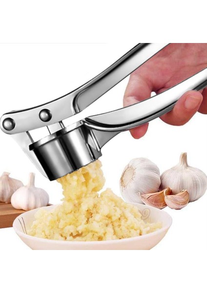 No.2 Tarzı Sarımsak Ezmesi Profesyonel Paslanmaz Çelik Ezici Kıyma Ağır Yumuşak Saplı Paslanmaya Karşı Dayanıklı Pres Sarımsak Ezmesi Sarımsak Doğrayıcı (Yurt Dışından)