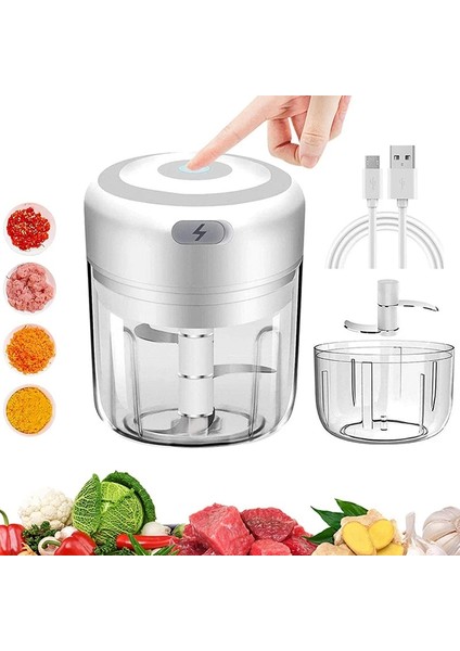 250ML Pembe Stil Taşınabilir Elektrikli Sarımsak Pres Kırıcı Sebze Doğrayıcı Mini Gıda Kırıcı Blender Sarımsak Biber Zencefil Kıyma Mutfak Aletleri (Yurt Dışından) modelleri