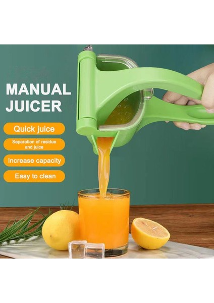 Yeşil Stil Manuel Suyu Sıkacağı Plastik El Basınçlı Sıkacağı Nar Portakal Limon Şeker Kamışı Suyu Taze Suyu Mutfak Meyve Aracı (Yurt Dışından) fiyatları
