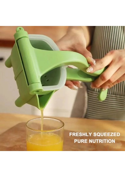 Yeşil Stil Manuel Suyu Sıkacağı Plastik El Basınçlı Sıkacağı Nar Portakal Limon Şeker Kamışı Suyu Taze Suyu Mutfak Meyve Aracı (Yurt Dışından) modelleri