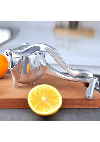 Gümüş Tarzı Manuel Meyve Suyu Sıkacağı Alüminyum Alaşımlı El Basınçlı Portakal Sıkacağı Nar Limon Meyve Sebze Sıkacağı Mutfak Aksesuarları (Yurt Dışından) modelleri