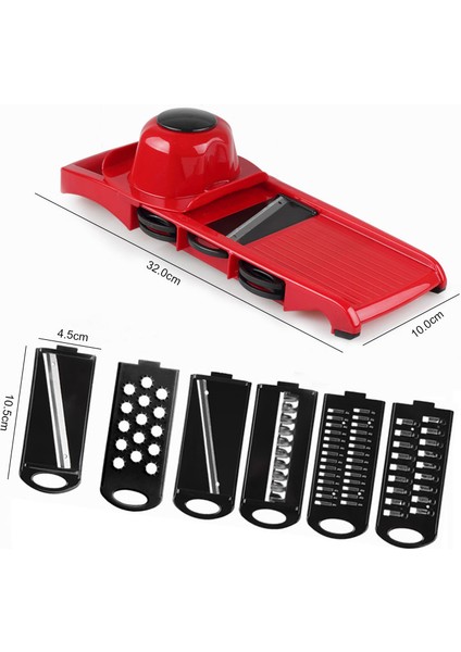 Kutu Stili ile Kırmızı Sebze Dilimleme Kesici Soyucu Havuç Patates Peynir Soğan Rendesi Çelik Bıçak Mutfak Aksesuarları Meyve Pişirme Araçları (Yurt Dışından) fiyatları