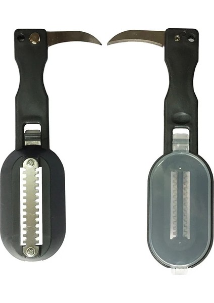 Yeni Pratik Balık Pulu Cilt Sökücü Ölçekleyici Skinner Kazıyıcı Bıçak Temizleyici Mutfak Soyucu Balıkçılık Araçları Mutfak Eşyaları Soyucu (Yurt Dışından)