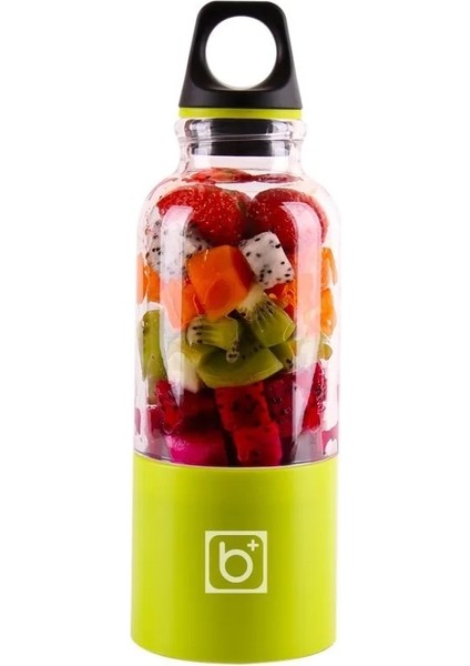 Yeşil Stil Portable Blender Juicer Machine Mixer Electric Mini USB Food Processor Juicer Smoothie Blender Cup Juice Maker Blender Bottle (Yurt Dışından)
