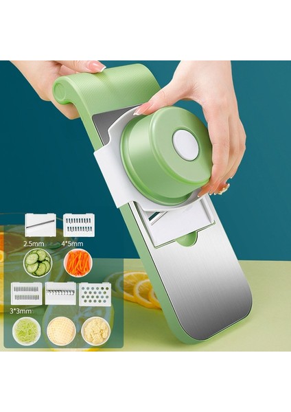 B Tarzı Mutfak Doğrama Artefakt Çok Fonksiyonlu Sebze Kesici Dilimleme Katlanabilir Rende Dilimleme Gıda Doğrayıcı Meyve Patates Kızartması Kesici (Yurt Dışından)