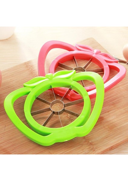 Bir Stil Çelik Meyve Elma Dilimleme Kesici Armut Çekirdeği Sökücü Kesici Mutfak Aletleri Elma Tartları Meyve Bölücü Alet Rahat Saplı Dilimleyiciler (Yurt Dışından) fiyatları