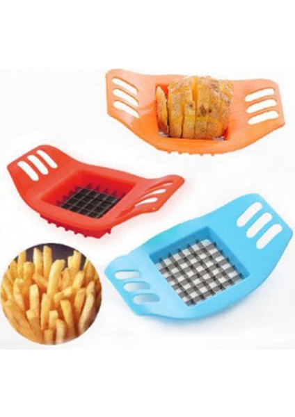 Patates Kesme Cihazı Kesim Kızartması Kiti Patates Kızartması Iplik Kesici Seti Patates Havuç Sebze Dilimleme Kıyıcı Cips Yapma Aracı (Yurt Dışından)