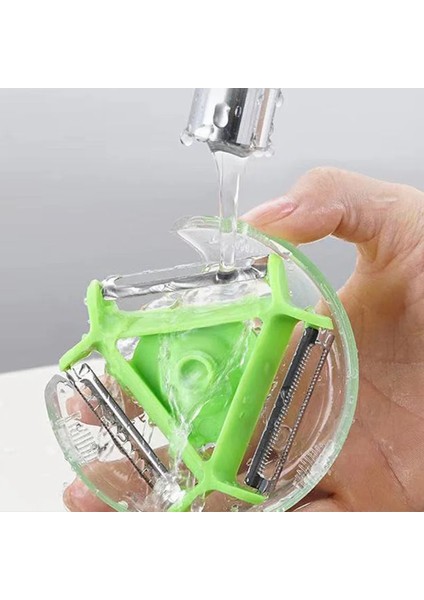 Rastgele Renk X3 Stili Abq Soyma Bıçağı Çok Fonksiyonlu Üçü Bir Arada Mutfak Meyve Soyma Bıçağı Mutfak Artefaktı Sebze Meyve Soyucu Mutfak Aletleri (Yurt Dışından) fırsatları