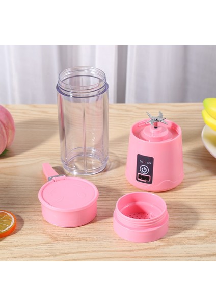 Mor Tarzı Taşınabilir Blender USB Mikser Elektrikli Meyve Sıkacağı Makinesi Smoothie Blender Mini Mutfak Robotu Kişisel Blender Meyve Suyu Karıştırıcıları (Yurt Dışından)
