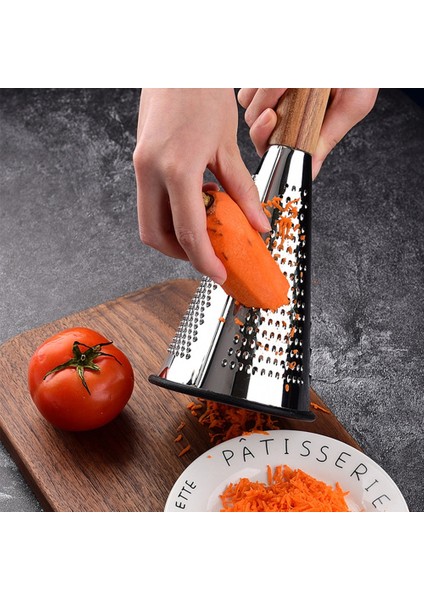Koni 3 Yan Rende Çikolata Peynir Rende Patates Parçalayıcı Kesici Taşınabilir Kesim Makinesi Mutfak Meyve ve Sebze Aksesuarları 1 Adet (Yurt Dışından) modelleri