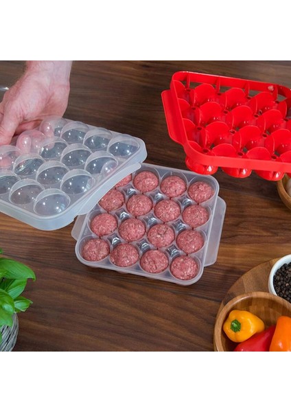 Yeni Mutfak Plastik Köfte Kalıp Yapımı Balık Kavun Topu Kendinden Doldurma Gıda Pişirme Makinesi Yüksek Sıcaklık Dayanımı (Yurt Dışından)
