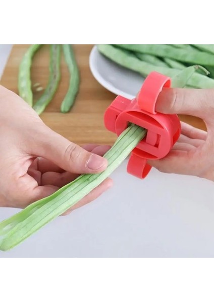 1 Adet Rendelenmiş Cihaz Fasulye Manuel Parçalama Kesme Makinası Fasulye Kesici Mutfak Aracı Chopper (Yurt Dışından)