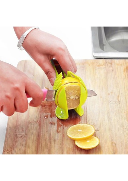 Mutfak Aletleri Sebze Domates Dilimleme Kesici Limon Portakal Meyve Kesici Bıçağı Kek Tutucu Plastik Meyve Sebze Aracı (Yurt Dışından)