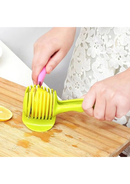Mutfak Aletleri Sebze Domates Dilimleme Kesici Limon Portakal Meyve Kesici Bıçağı Kek Tutucu Plastik Meyve Sebze Aracı (Yurt Dışından) modelleri