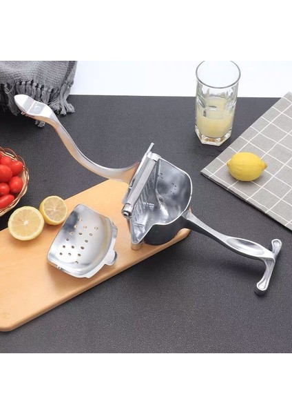 Stil-B Stili Manuel Meyve Suyu Sıkacağı Taşınabilir Alüminyum Alaşımlı El Basınçlı Sıkacağı Nar Portakal Limon Şeker Kamışı Suyu Mutfak Meyve Aracı (Yurt Dışından) fırsatları