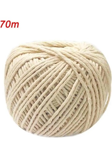 Açık Sarı Stil Ev Pamuk Zongzi Iplik Pişirme Aletleri Kasap Sicimi Hindi Barbekü Pamuk Ipleri Et 70 Hazırlık Sarılmış Trussing M N4O3 (Yurt Dışından) modelleri