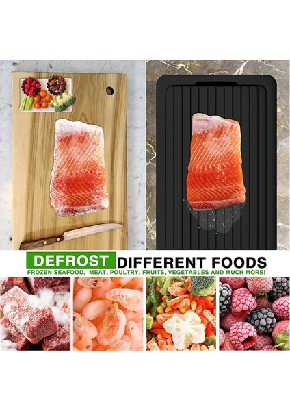 29.5X20.8X0.2CM Stili Meijuner Hızlı Buz Çözme Tepsisi Dondurulmuş Gıdaları Çözme Et Meyve Hızlı Buz Çözme Plakası Tahtası Buz Çözme Mutfak Aleti Aracı (Yurt Dışından) indirimleri