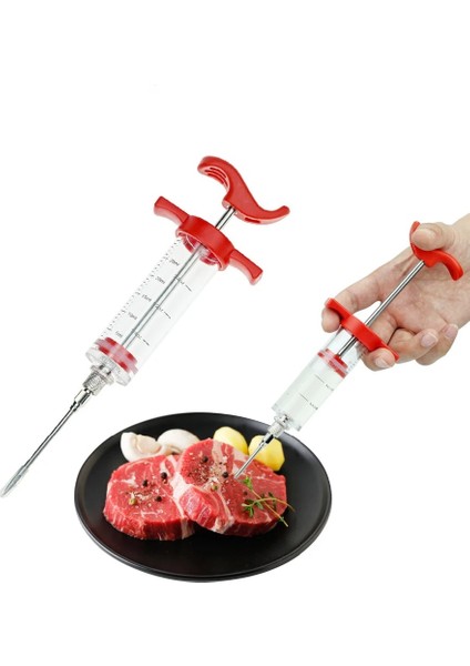 1enjektör 3iğne Stili Sıcak Satış Barbekü Et Şırınga Marinade Enjektör Türkiye Tavuk Lezzet Şırınga Mutfak Pişirme Şırınga Aksesuarları Zxh (Yurt Dışından)