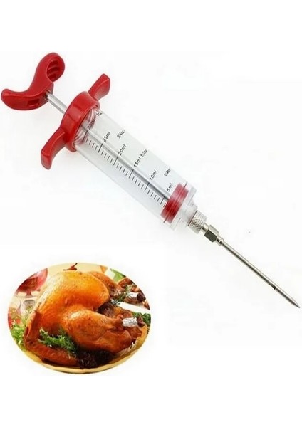 1 Iğne Stili S Beden Marine Şırınga Paslanmaz Çelik Iğneler Baharat Şırınga Seti Mutfak Sosu Marinade Şırınga Aksesuar Barbekü Et Aromalı Enjektör (Yurt Dışından) fırsatları