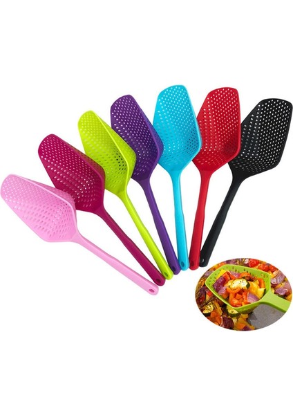 Sarı Stil Mutfak Gereçleri Alet Aksesuarları Yapışmaz Tahliye Kevgirleri Kürek Süzgeçleri Sebzeler Su Sızdıran Mutfak Pişirme Aksesuarları (Yurt Dışından) fiyatları