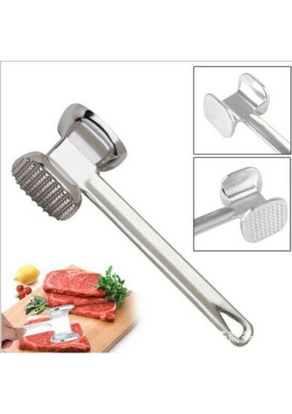 48 Bıçaklı Iğne Eti Dana Biftek Tenderizer Çekiç Çekiç Bıçağı Pişirme Araçları Paslanmaz Çelik Çift Taraflı Et Çekiç (Yurt Dışından) fiyatları