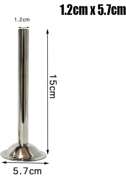 5.7cm Ss x 12MM Stili Sosis Yapımı Huni Doldurma Doldurma Makinesi Tüpü 1.5cm 1.9cm Tabanlı Manuel Et Sosis Doldurma Tüpleri 5.7cm (Yurt Dışından)