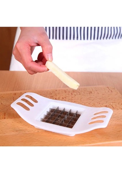 Patates Kesici Şeritler Halinde Kesilmiş Patates Kızartması Dilimleme Aleti Mutfak Aletleri Rastgele (Yurt Dışından) fırsatları