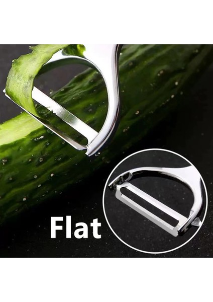 Siyah-Düz Stil Patates Soyucu Paslanmaz Çelik Sebze Soyucu Keskin Meyve Havuç Julienne Soyucu Mutfak Gadget Aksesuarları Sebze Dilimleyici (Yurt Dışından) fırsatları