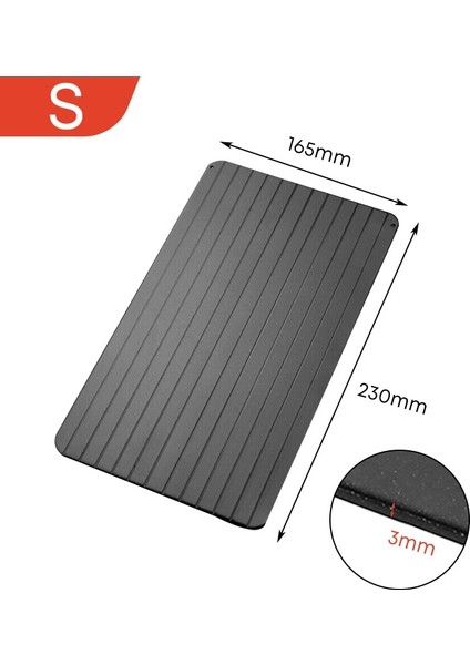 S 0.3cm Tarzı Buz Çözme Alüminyum Dondurulmuş Plaka Yeni Hızlı Çözülen Mutfak Buz Çözme Tepsileri Tahtası Buz Çözme Mutfak Aletleri Gıda Için Araçlar Et Meyve (Yurt Dışından)