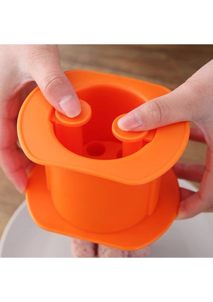 Turuncu Tarzı Bir Basın Ceva Maker Mutfak Sosisli Sandviç Burger Et Gıda Makarna Baskı Sosis Yapma Makinesi El Yapımı Gadget Araçları (Yurt Dışından)