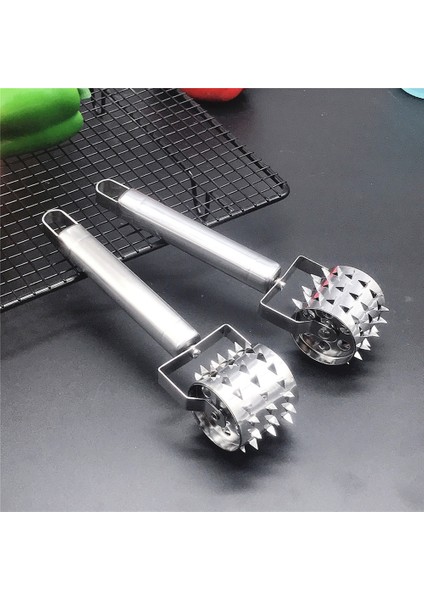 Gösteri Tarzı Olarak Xs Beden Paslanmaz Çelik Dana Biftek Et Yumuşatıcı Rulo Faydalı Et Tenderizer Et Gevşek Rulo Pounder Mutfak Pişirme Araçları (Yurt Dışından)